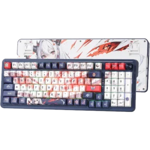 Eisa Pro K686 Pro Wired+2.4Ghz+BT Mechanical Keyboard Anime Theme (Custom Hi-Fi Linear Switch)